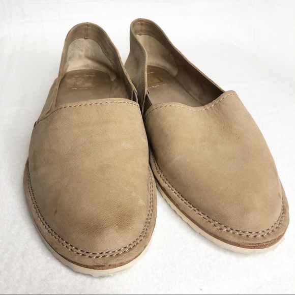 FRYE Milly A-Line Tan Flats - Picture 3 of 8